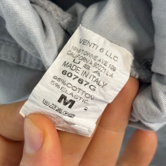 Venti6 Joggers Pants Womens Medium Drawstring Gray 27.5" - Picture 4 of 5